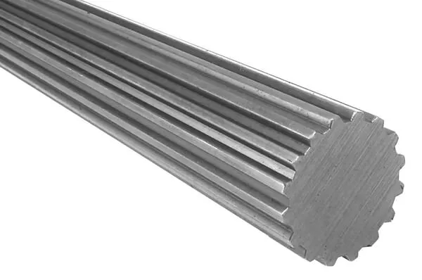 Drážkovaná hřídel