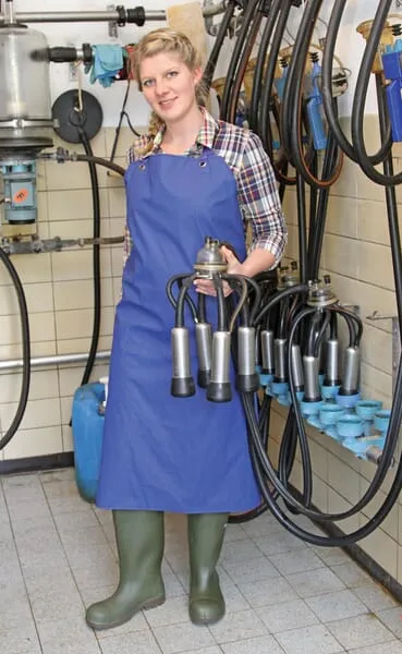 Zástěra na dojení a mytí PU