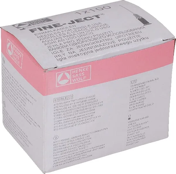 Jednorázová injekční jehla L-L FINE-JECT