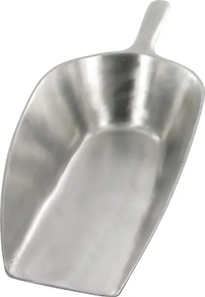 Lopata na krmivo - kulatá - hliníková