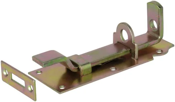 Posuvná západka zakřivená, pozinkovaná 160 mm