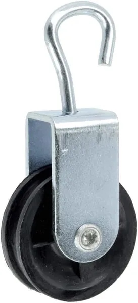 Kladky s otočným hákem, hliník