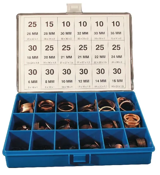 Sady měděných podložek