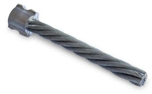 Trsovitý kartáč na plevel Weedgo! Dva pouzdra 140x12mm, kroucený drát 19,4mm, 8x