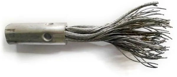 Chomáč kartáčů na plevel 160x16mm kroucený drát 10x