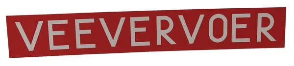 Výstražné značky Přeprava zvířat