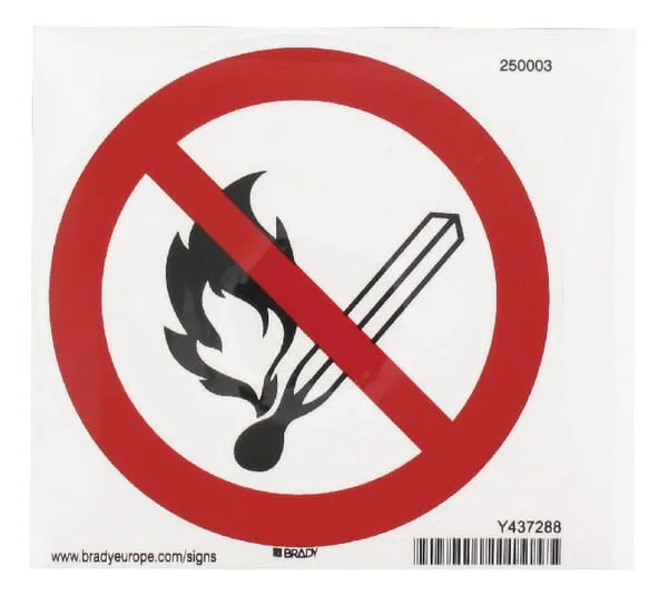 Nálepka Zák.rozděl.ohně 100 mm