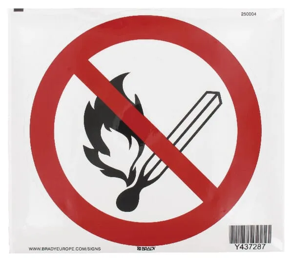 Nálepka Zák.rozděl.ohně 200 mm