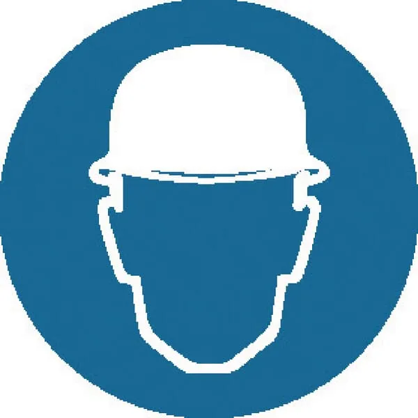 Příkazové a zákazové značky, Ochranná přilba _