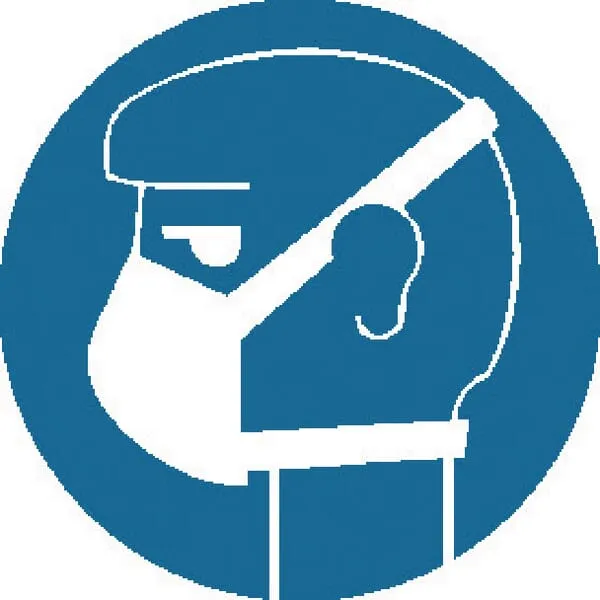 Příkazové a zákazové značky, Jednoduchá ochrana dýchacích orgánů