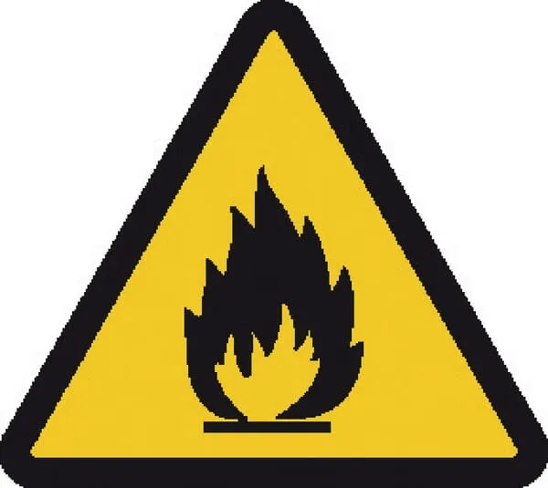 Příkazové a zákazové značky, Nebezpečí požáru