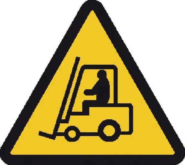 Příkazové a zákazové značky, Vysokozdvižný vozík