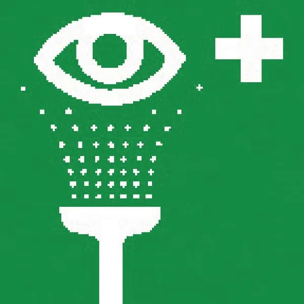 Příkazové a zákazové značky, Vypláchnout oči