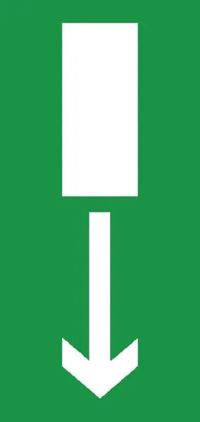 Příkazové a zákazové značky, Nouzový východ