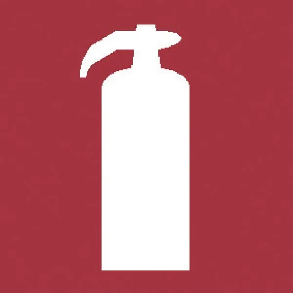 Příkazové a zákazové značky, Hasicí přístroj