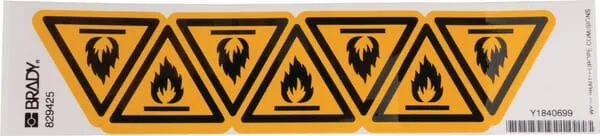 Výstr.štítek 50 mm nebezp.ohně