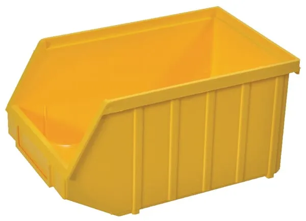 Plastová stohovatelná krabička 53 žlutá 240x150x130 mm