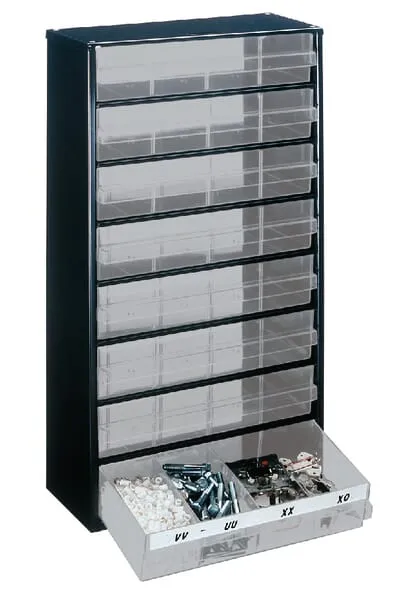 Výklopná skříňka, 8 zásuvek, 1208-03