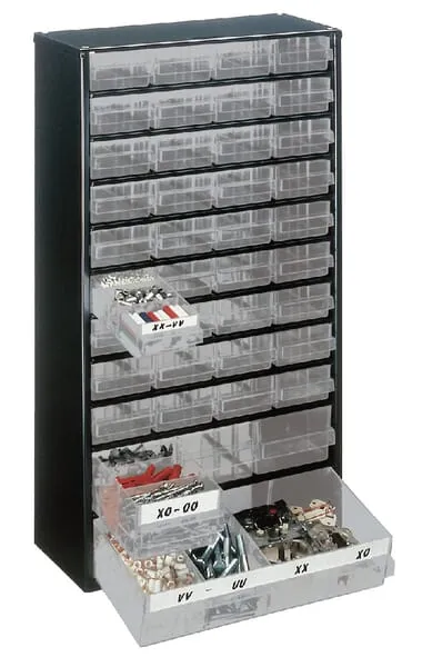 Výklopná skříňka, 40 zásuvek, 1240-123