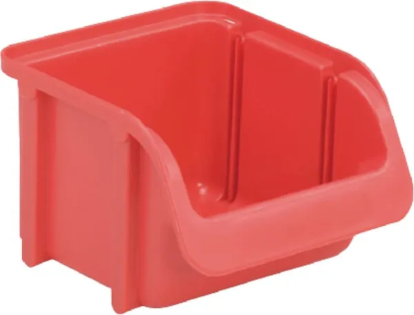 Stohovatelná krabička 102x115x74mm, červená, polypropylene, č. 1, Hünersdorff
