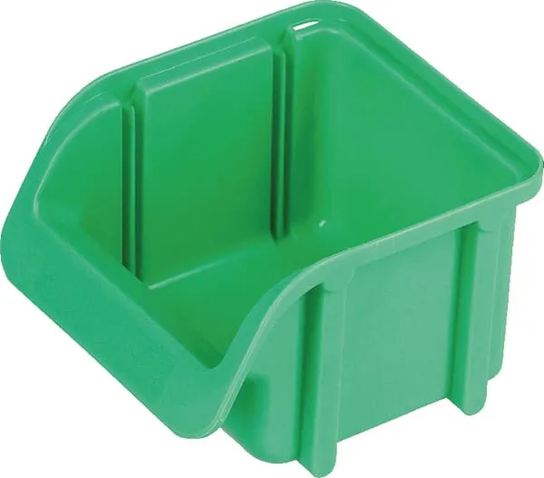 Stohovatelná krabička 100x115x75mm, zelená, polypropylene, č. 1, Hünersdorff
