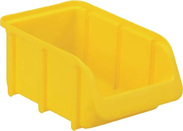 Stohovatelná krabička 100x165x75mm, žlutá, polypropylene, č. 2, Hünersdorff