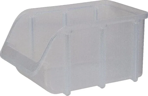 Stohovatelná krabička 100x165x75mm, průhledná, polypropylene, č. 2, Hünersdorff