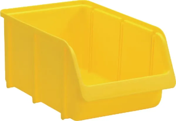Stohovatelná krabička 205x335x155mm, žlutá, polypropylene, č. 4, Hünersdorff