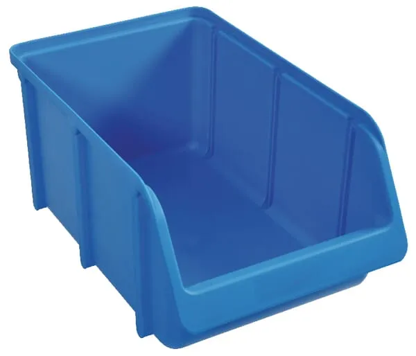 Stohovatelná krabička 205x335x155mm, modrá, polypropylene, č. 4, Hünersdorff