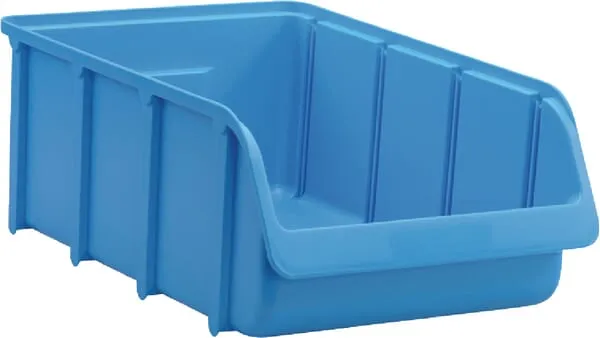 Stohovatelná krabička 315x495x185mm, modrá, polypropylene, č. 5, Hünersdorff