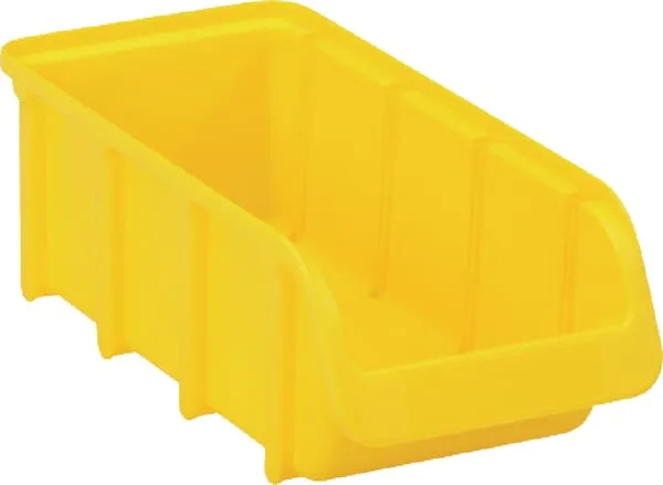 Stohovatelná krabička 100x215x75mm, žlutá, polypropylene, č. 2, Hünersdorff