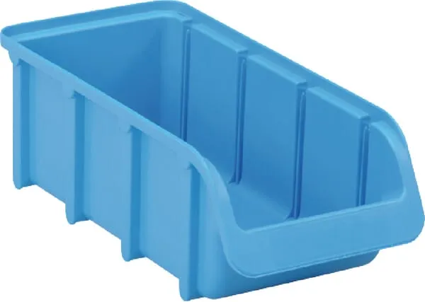 Stohovatelná krabička 100x215x75mm, modrá, polypropylene, č. 2, Hünersdorff