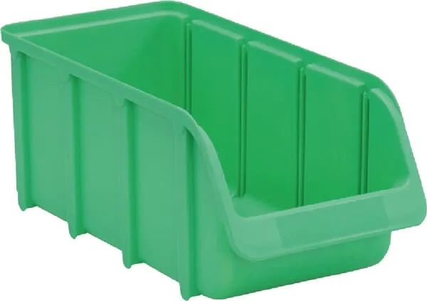 Stohovatelná krabička 146x318x127mm, zelená, polypropylene, č. 3, Hünersdorff