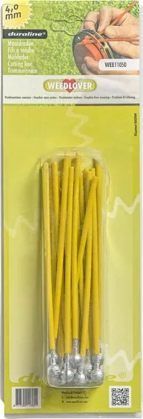 Žací struna Ø 4mm žlutá Weed Lover