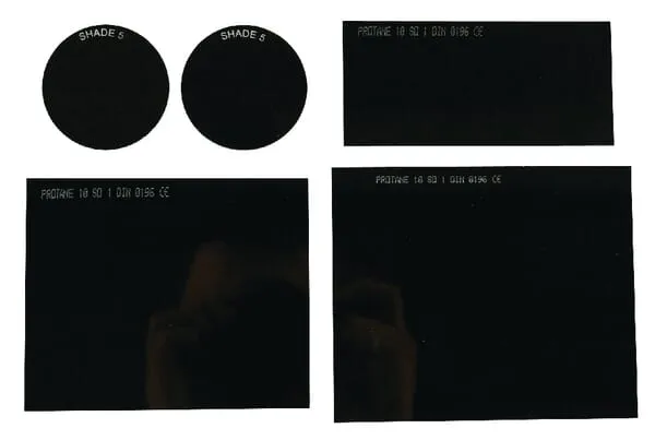 Ochranná svařovací skla tmavá