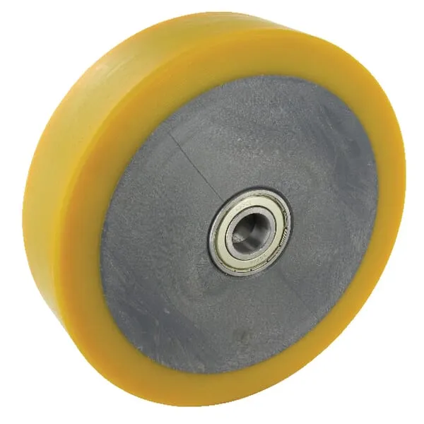 Kolečko PP/ PU vnější strana s kuličkovými ložisky