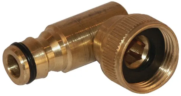 Úhlový přípojný kus mosaz