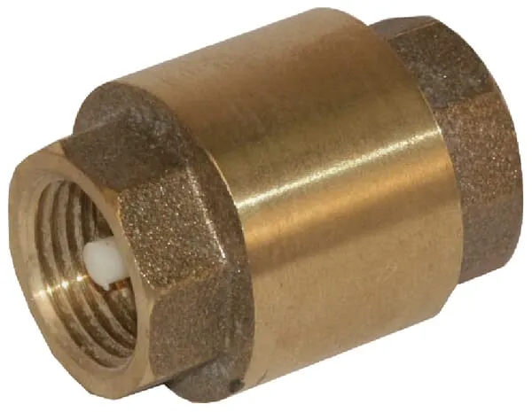 Mosazný zpětný ventil vnitřní závit - vnitřní závit