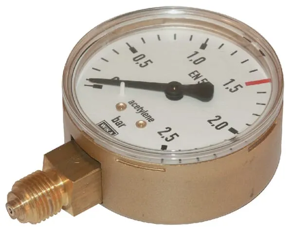 Tlakoměr acetylén /kyslík