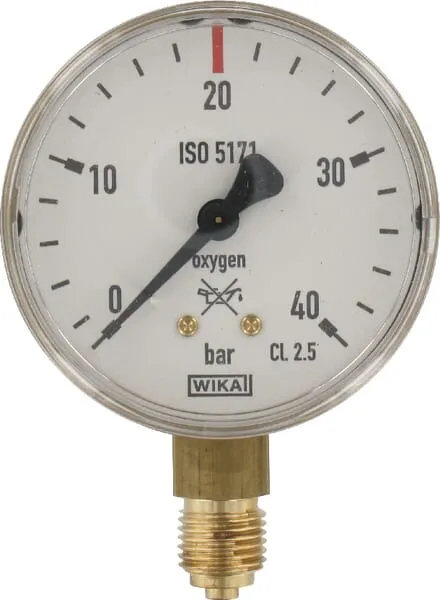 Manometr kyslíku 0-40 BAR