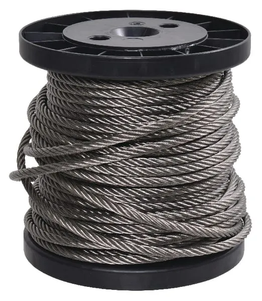 Drátěné lano poloměkké, nerezová ocel