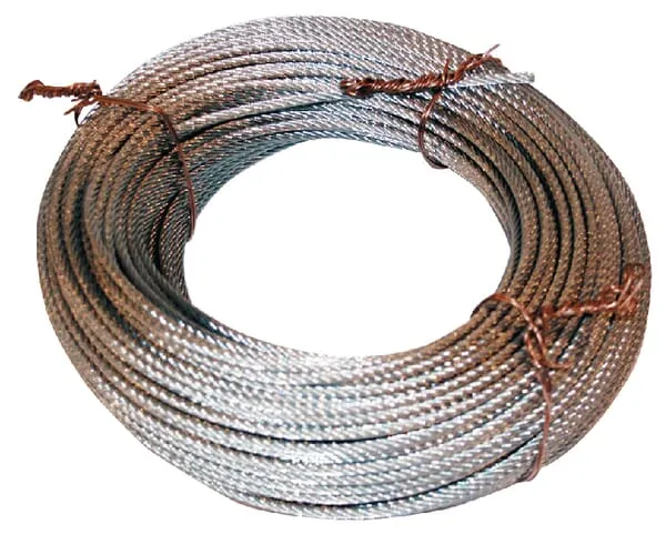 Lesnické ocelové lano 6x19 Filler utěsněné