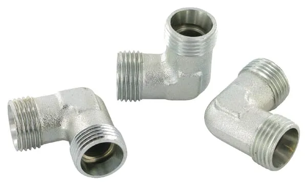 Úhlové spojky, metrické šroubení s řezným kroužkem x metrické šroubení s řezným kroužkem, Kramp