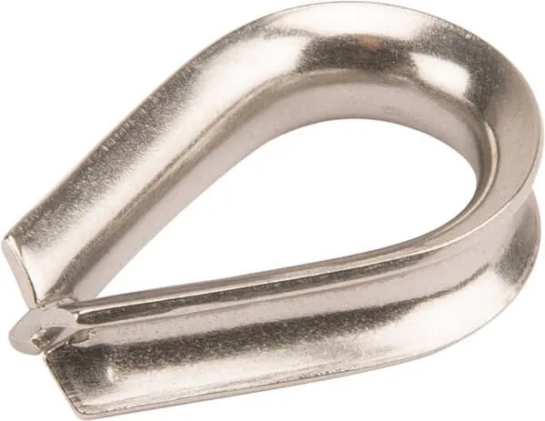 Očnice lana 5 mm, nerezová ocel A4