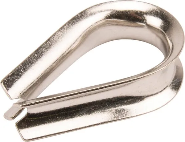 Očnice lana 10 mm, nerezová ocel A4