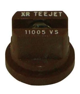 Tryska s plochým paprskem XR 110° nerez hnědá