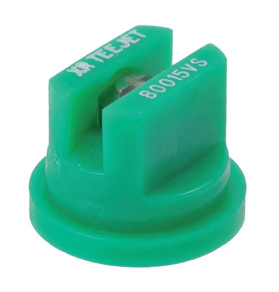 Tryska pro plochý střik - nerez - barva: zelená