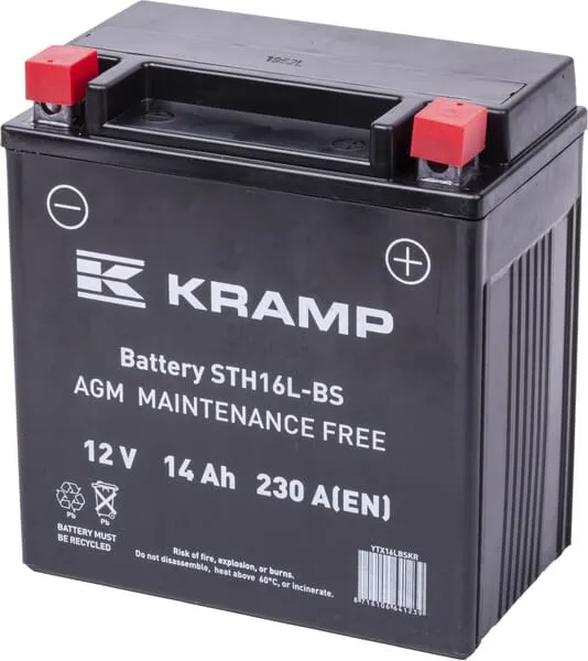 Baterie 12V 14Ah 230A, Kramp