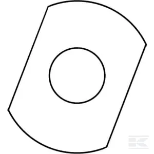 Pluhové šrouby 2 s kuželovou hlavou s plochou hranou (C2F)