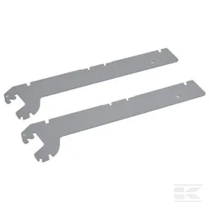 Konzoly pro dno regálu